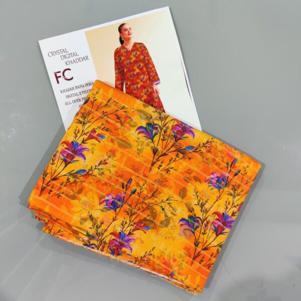 khaddar Digital Print Bana Dora